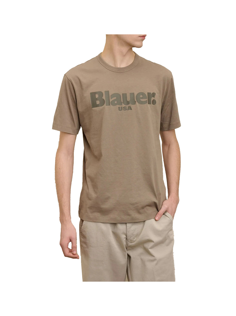 BLAUER Blauer T-Shirt Uomo Beige Beige