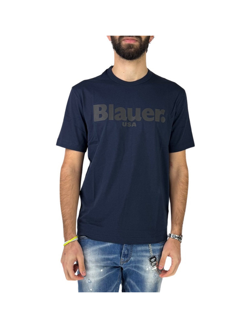 BLAUER Blauer T-Shirt Uomo Blu Blu