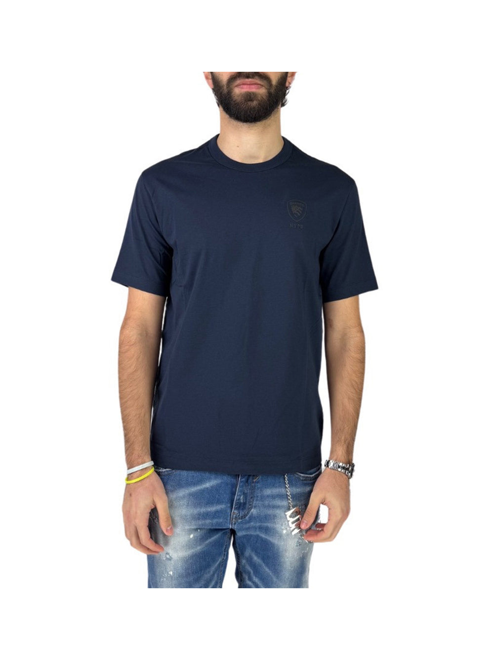 BLAUER Blauer T-Shirt Uomo Blu Blu