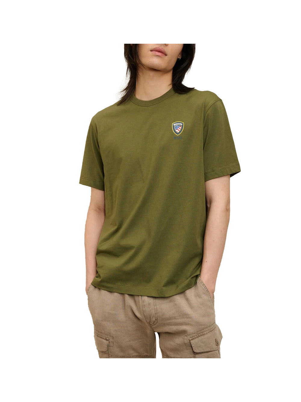 BLAUER Blauer T-Shirt Uomo Verde Verde