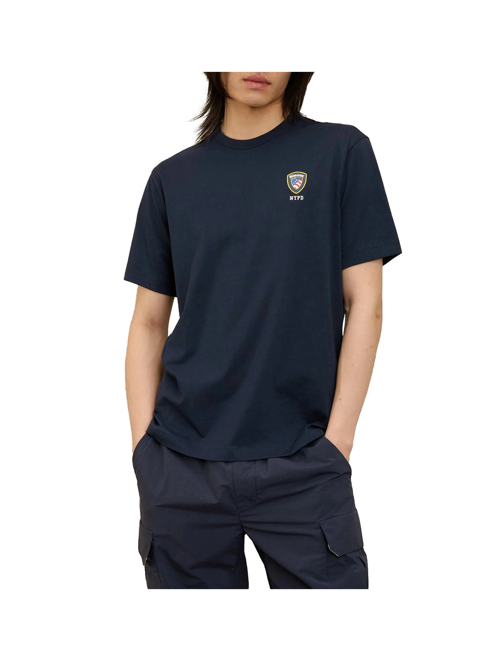 BLAUER Blauer T-Shirt Uomo Blu Blu