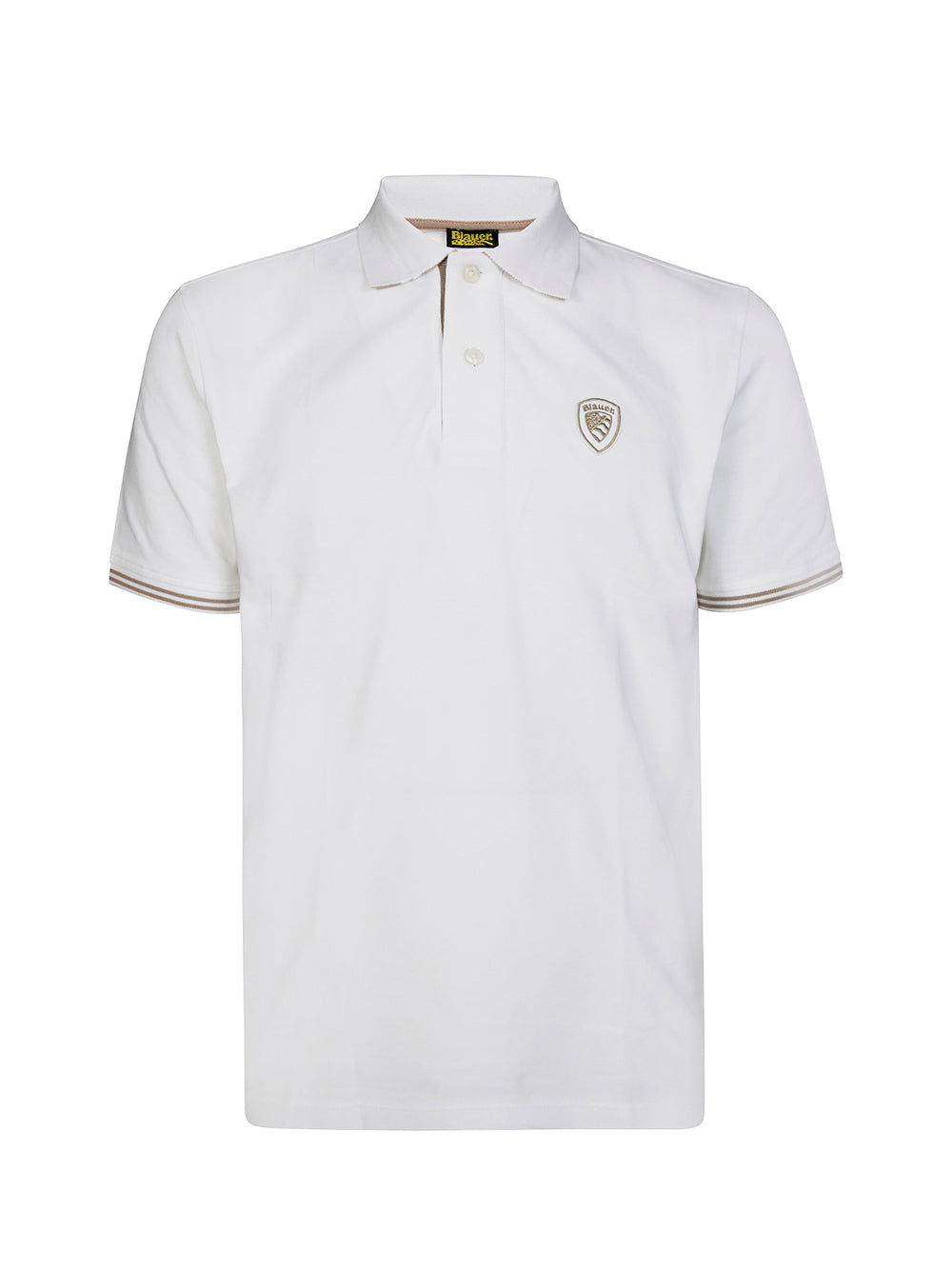 BLAUER Blauer Polo Uomo Bianco Bianco