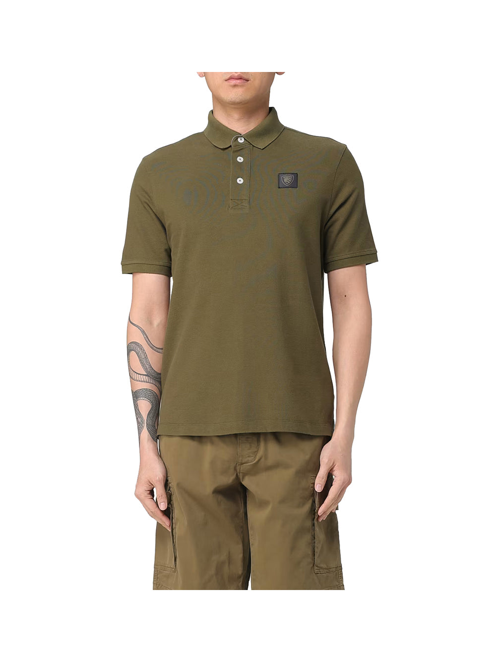 BLAUER Blauer Polo Uomo Verde Verde