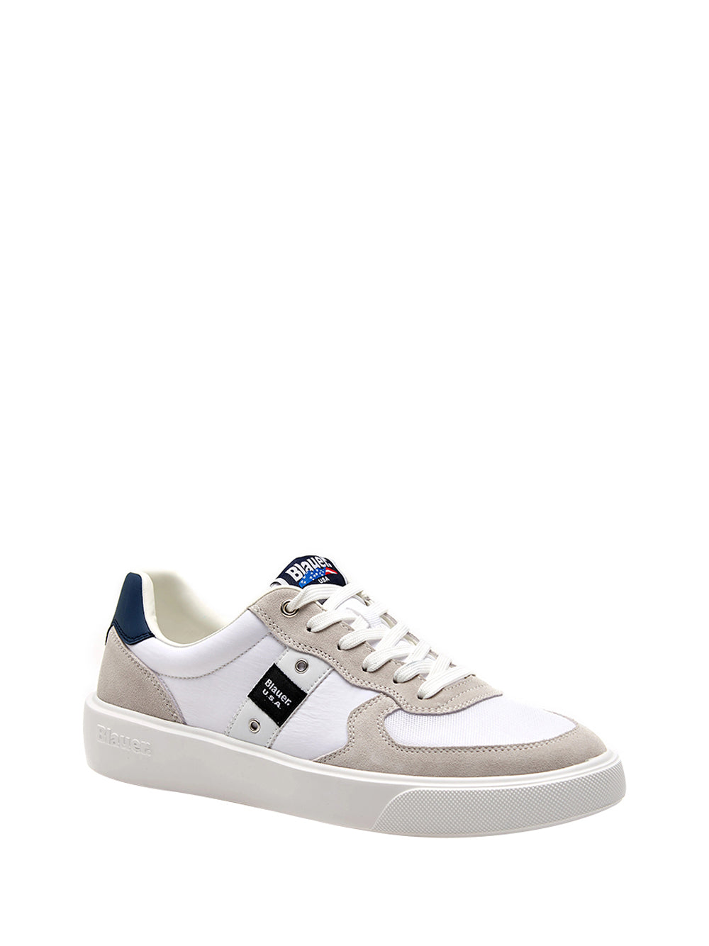 BLAUER Blauer Sneakers Uomo Bianco/blu - Multicolore Bianco/blu