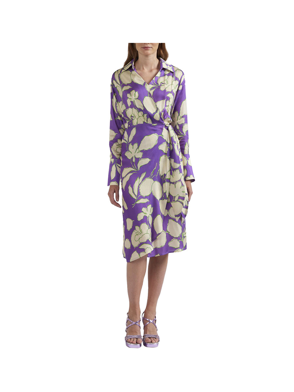 CAFE' NOIR STC Cafè Noir Abito Donna Maxy Fiore Viola - Viola Maxy Fiore Viola