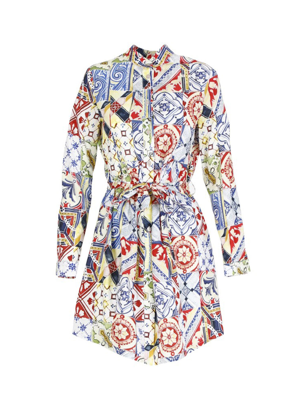 CAFE' NOIR STC Cafè Noir Camicia Donna Maiolica - Multicolore Maiolica