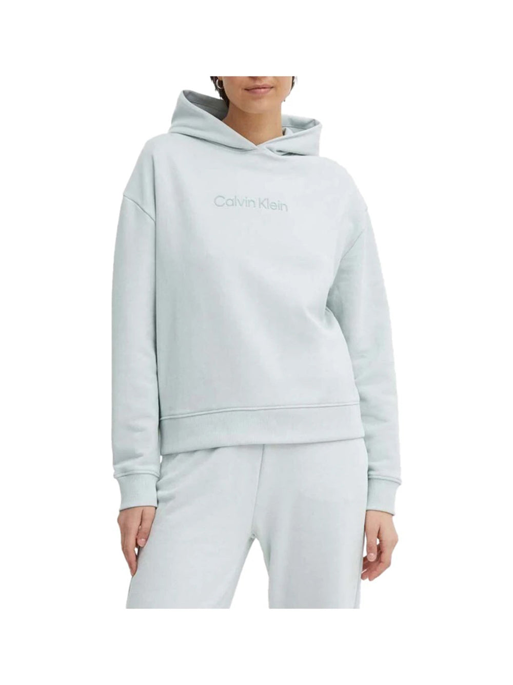 CALVIN 1LINEA 2USCITA Calvin Klein Felpa Donna Celeste - Turchese Celeste