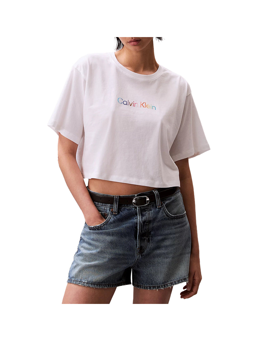CALVIN UNDERWEAR Calvin Klein T-Shirt Donna Bianco Bianco