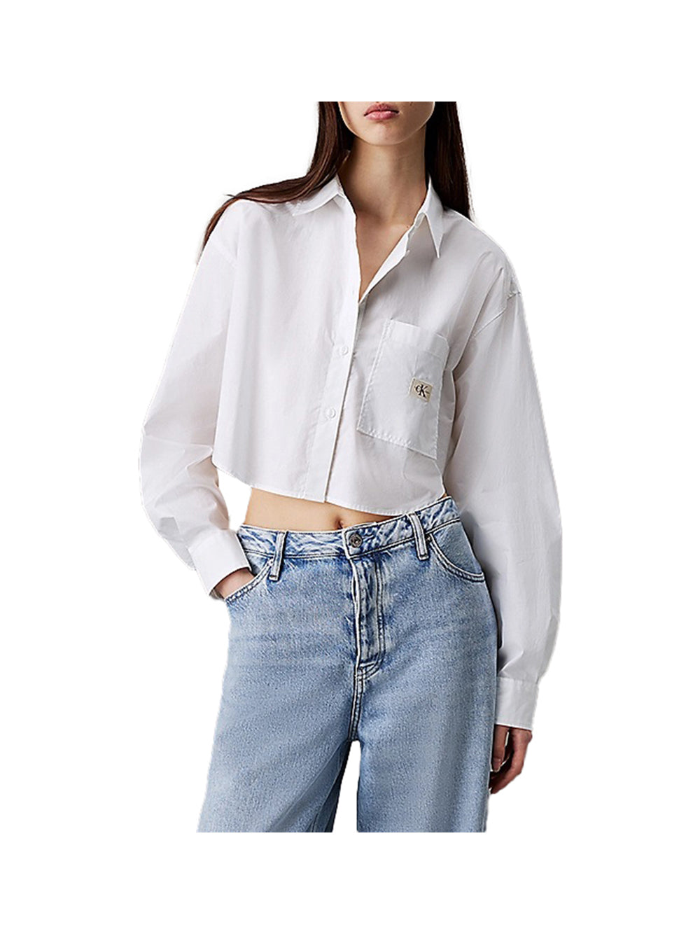 CALVIN2 2USCITA Calvin Klein Camicia Donna Bright White - Bianco Bright White