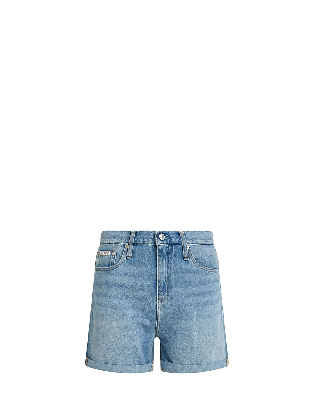 CALVIN2 2USCITA Calvin Klein Short Donna Denim Light - Blu DENIM LIGHT