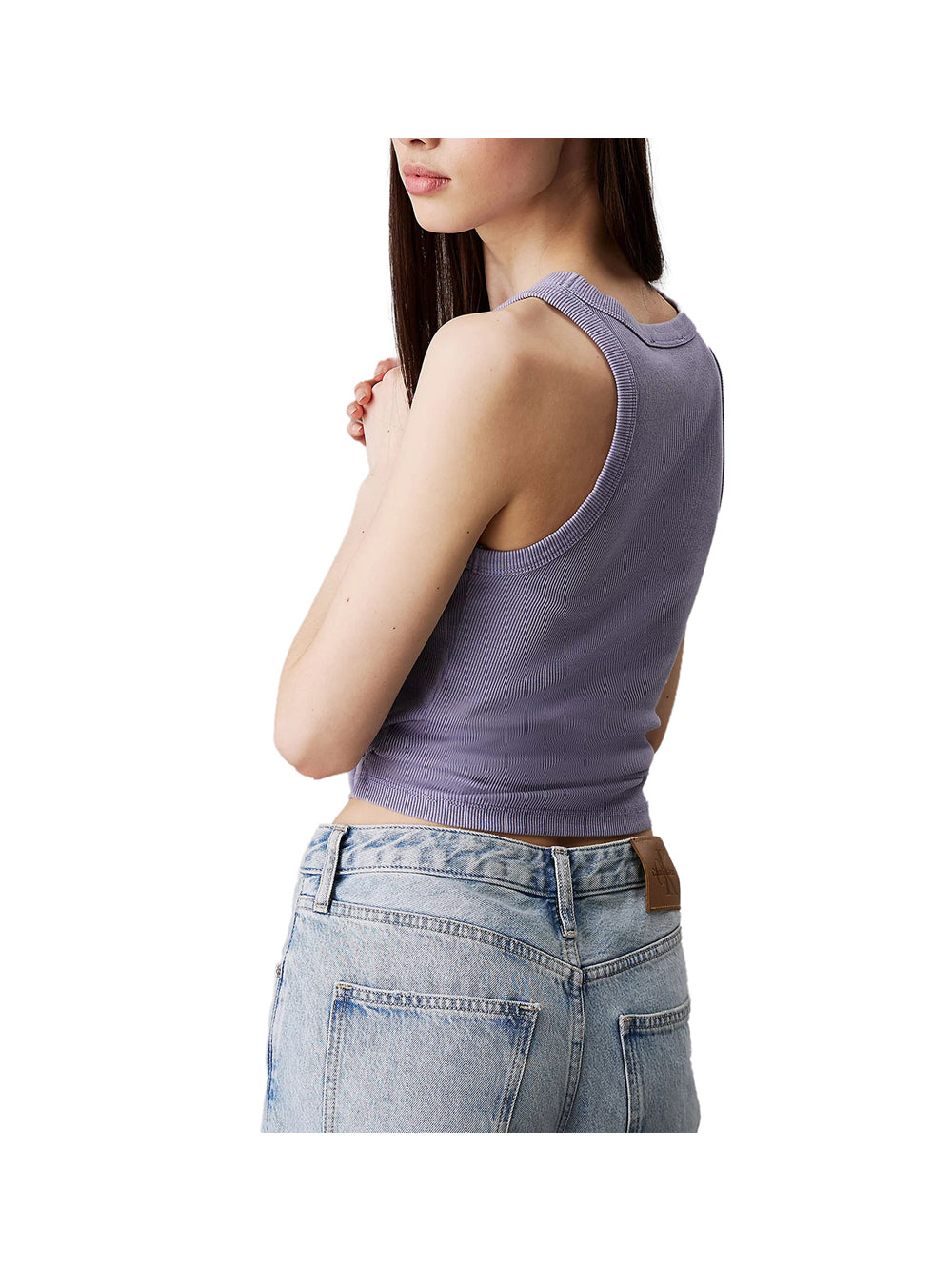 CALVIN2 2USCITA Calvin Klein Top Donna Persian Violet - Viola Persian Violet