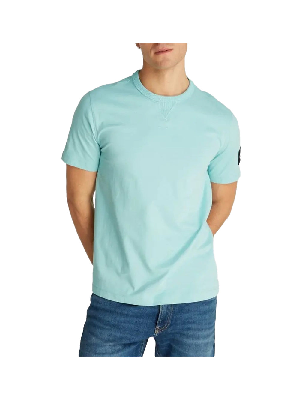 CALVIN2 2USCITA Calvin Klein T-Shirt Uomo Fresh Mint - Turchese Fresh Mint