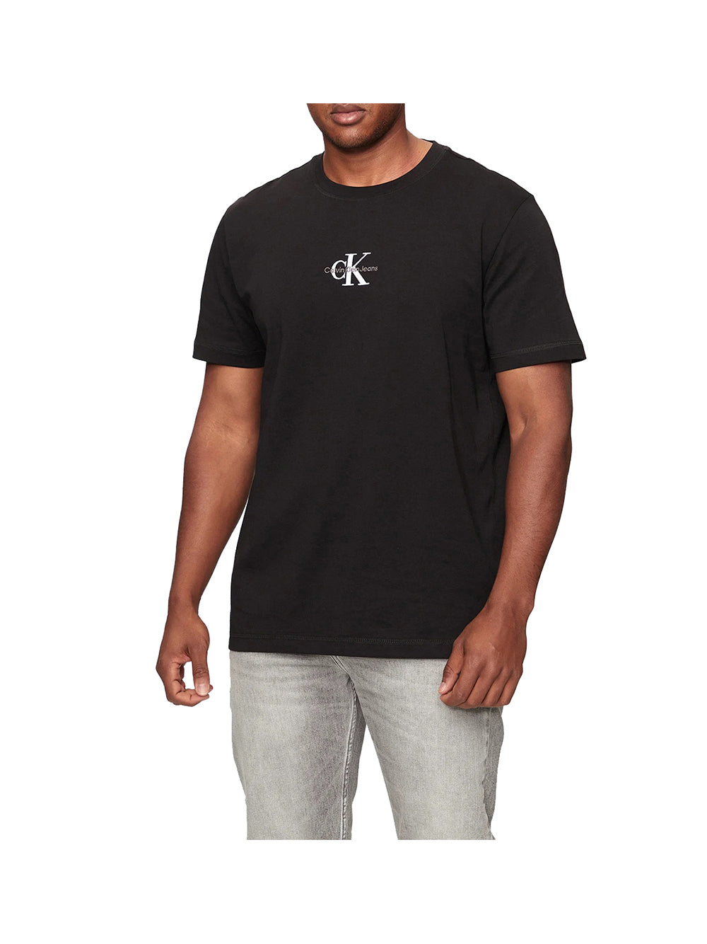 CALVIN2 2USCITA Calvin Klein T-Shirt Uomo Nero Ck Black