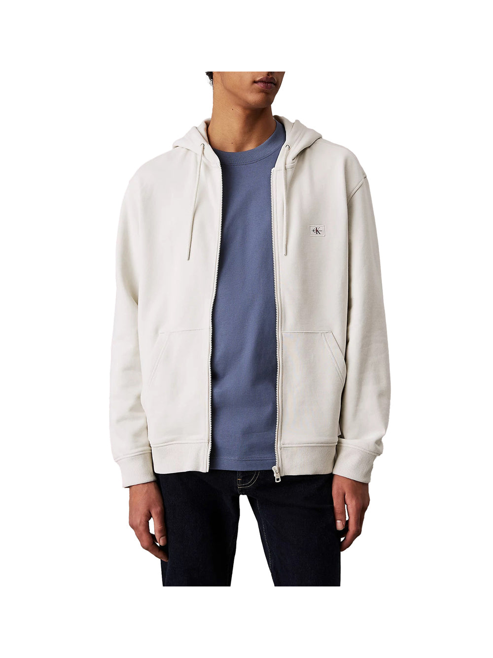 CALVIN2 2USCITA Calvin Klein Felpa Uomo Bianco Bianco