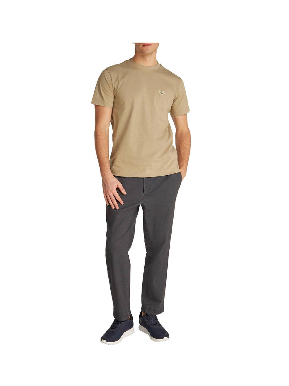 CALVIN2 2USCITA Calvin Klein T-Shirt Uomo Beige Beige