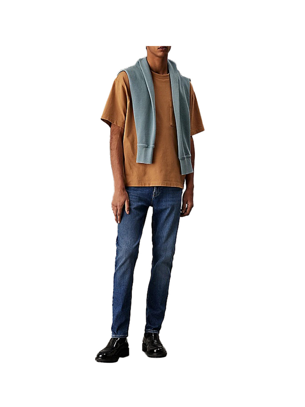 CALVIN2 2USCITA Calvin Klein Jeans Uomo Denim Medium - Blu DENIM MEDIUM