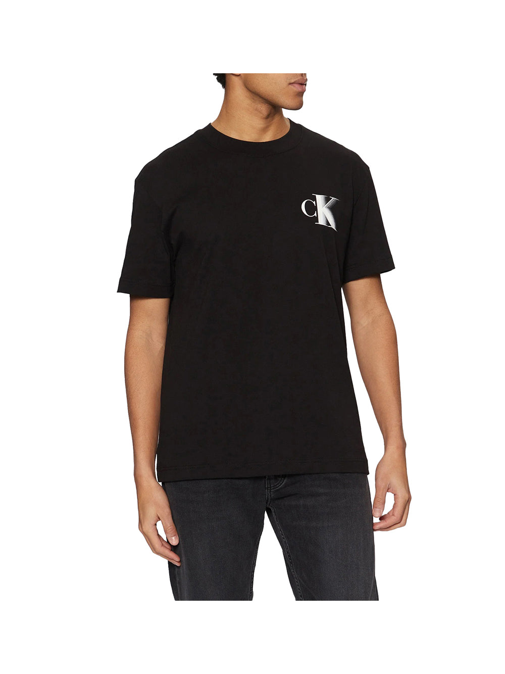 CALVIN2 2USCITA Calvin Klein T-Shirt Uomo Ck Black - Nero Ck Black