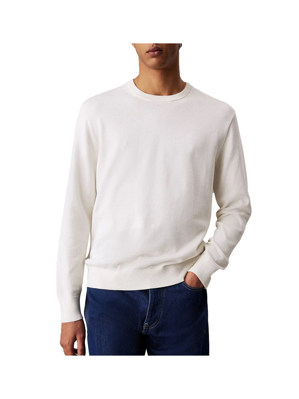 CALVIN2 2USCITA Calvin Klein Maglia Uomo Bianco Bianco