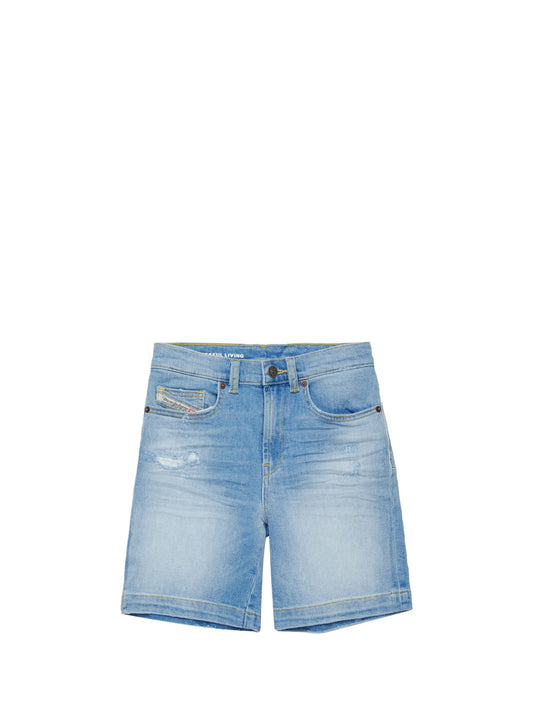 DIESEL Diesel Bermuda Bambino Denim - Blu DENIM