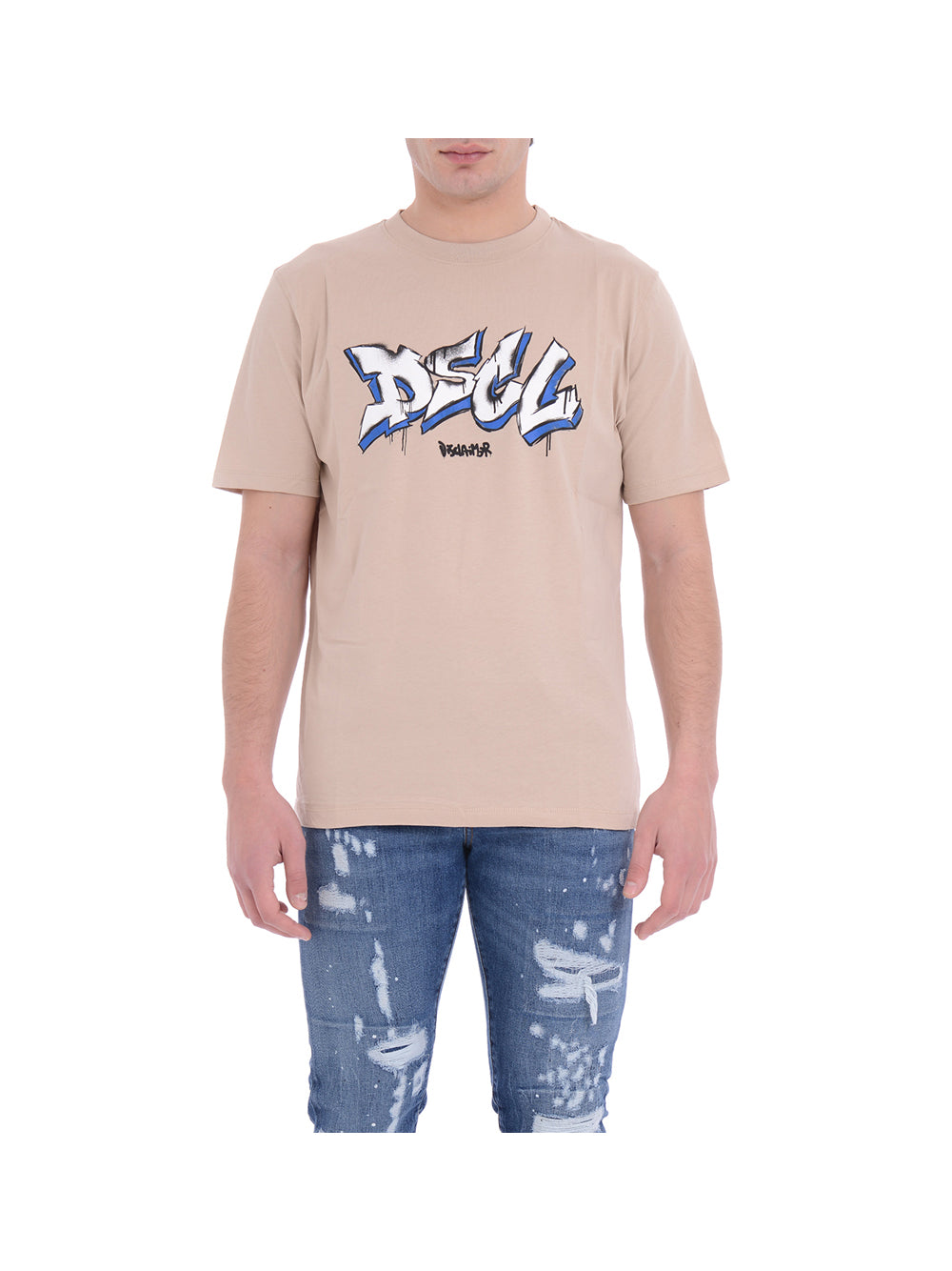 DISCLAIMER Disclaimer T-Shirt Uomo Safari - Beige SAFARI