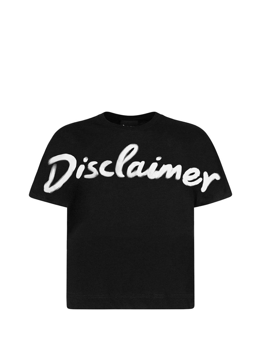 DISCLAIMER Disclaimer T-Shirt Donna Nero Nero