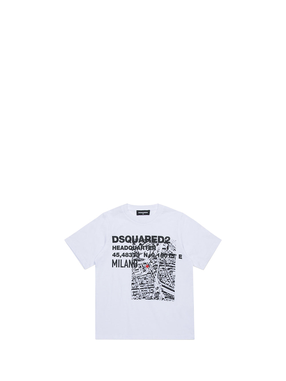 DSQUARED2 Dsquared T-Shirt Unisex Bimbo Bianco Bianco