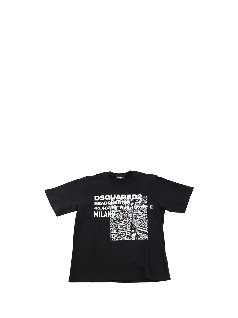 DSQUARED2 Dsquared T-Shirt Unisex Bimbo Nero Nero