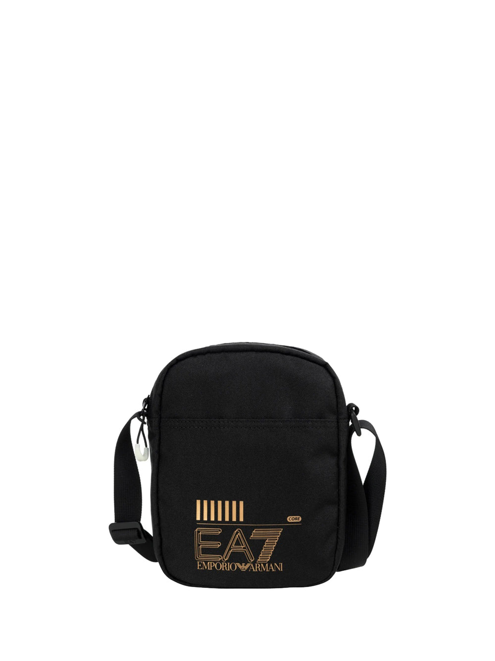 EA7 Ea7 Borsa a Tracolla Unisex Black/gold Logo - Nero Black/Gold Logo