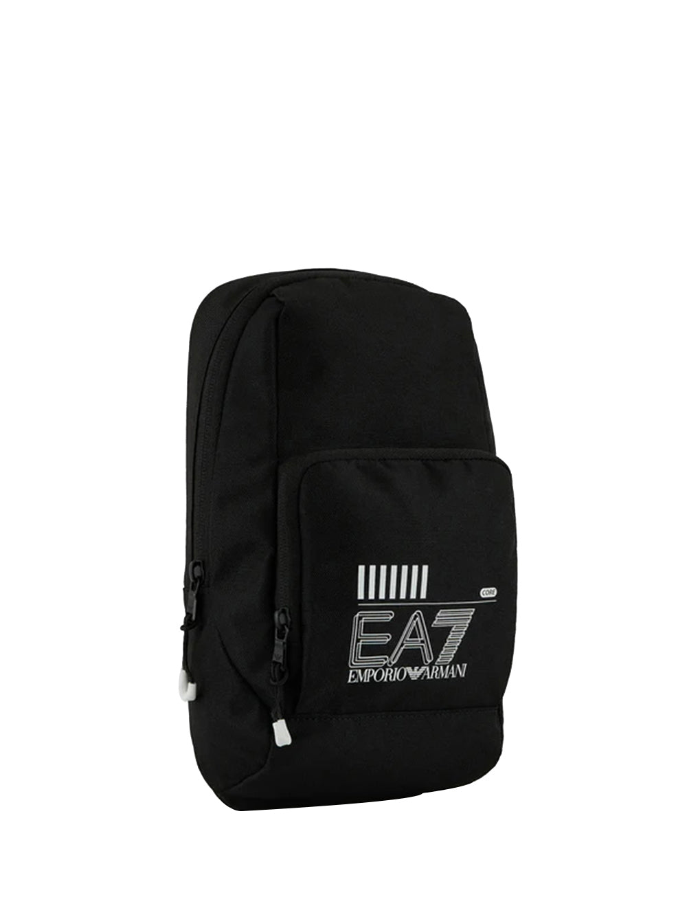 EA7 Ea7 Borsa a Tracolla Uomo Nero Black/White Logo