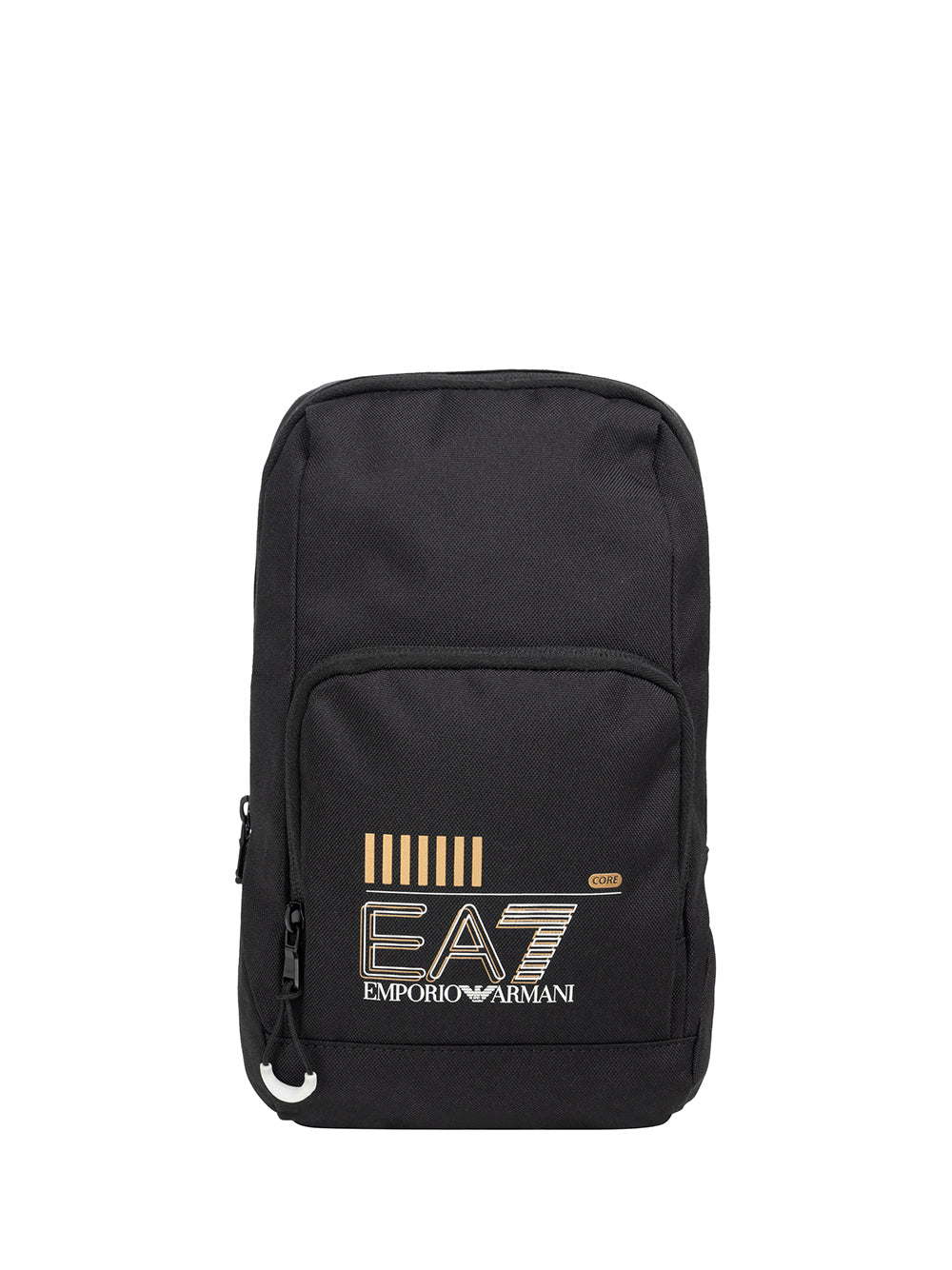 EA7 Ea7 Borsa a Tracolla Unisex Black/gold Logo - Nero Black/Gold Logo