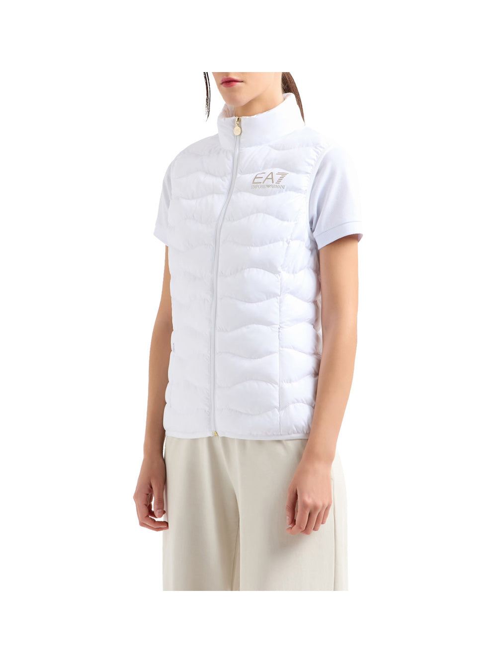 EA7 Ea7 Smanicato Donna White - Bianco WHITE