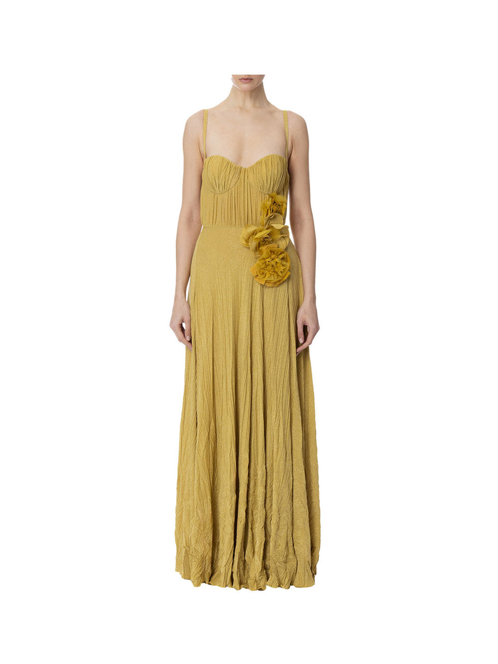 ELISABETTA FRANCHI 2USCITA Elisabetta Franchi Abito Donna Curry - Giallo CURRY