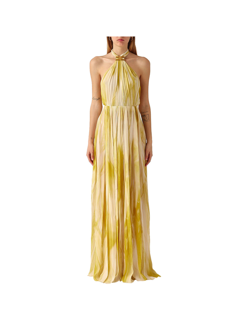 ELISABETTA FRANCHI 2USCITA Elisabetta Franchi Abito Donna Burro - Avorio BURRO