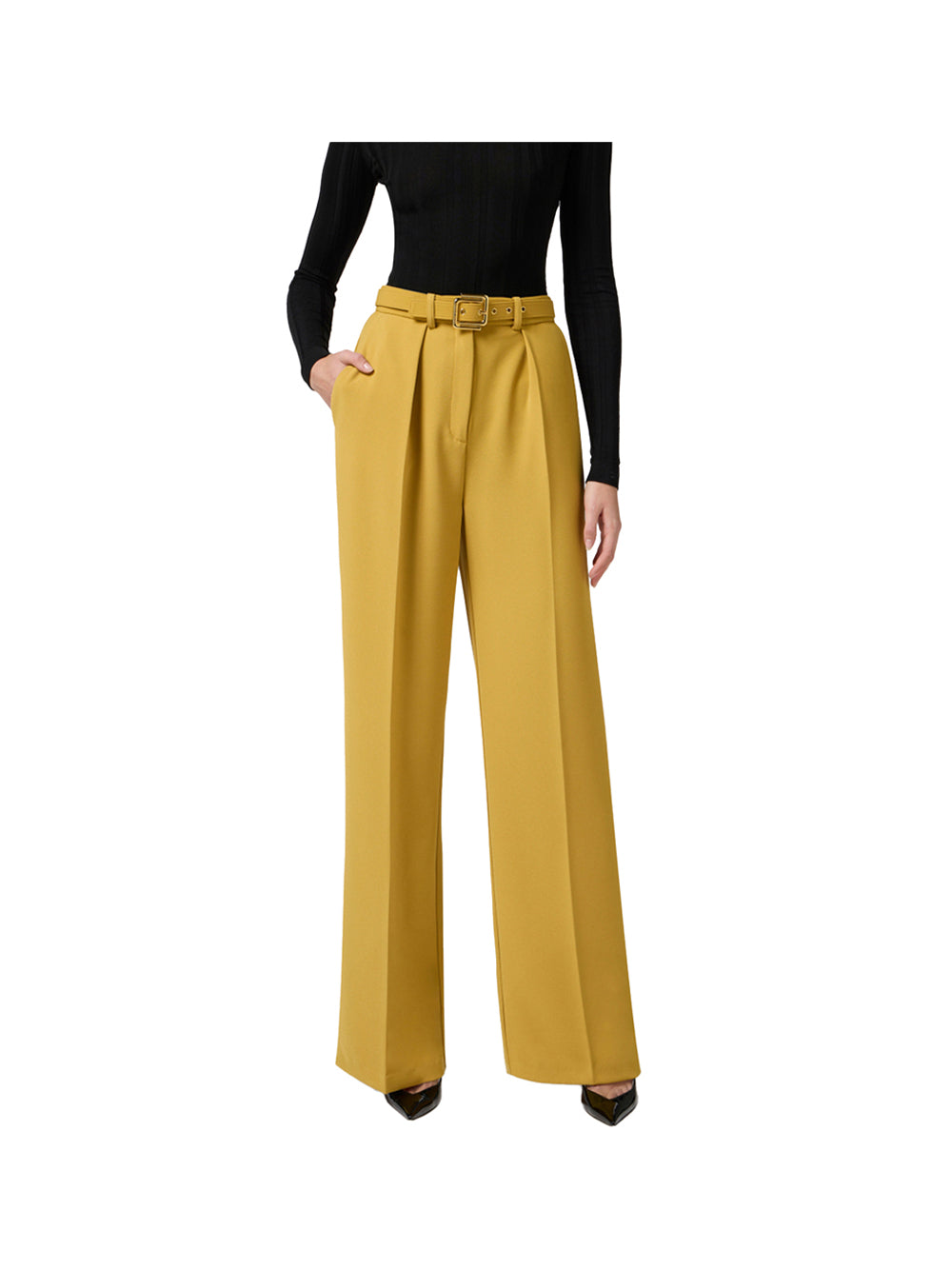 ELISABETTA FRANCHI 2USCITA Elisabetta Franchi Pantalone Donna Curry - Giallo CURRY