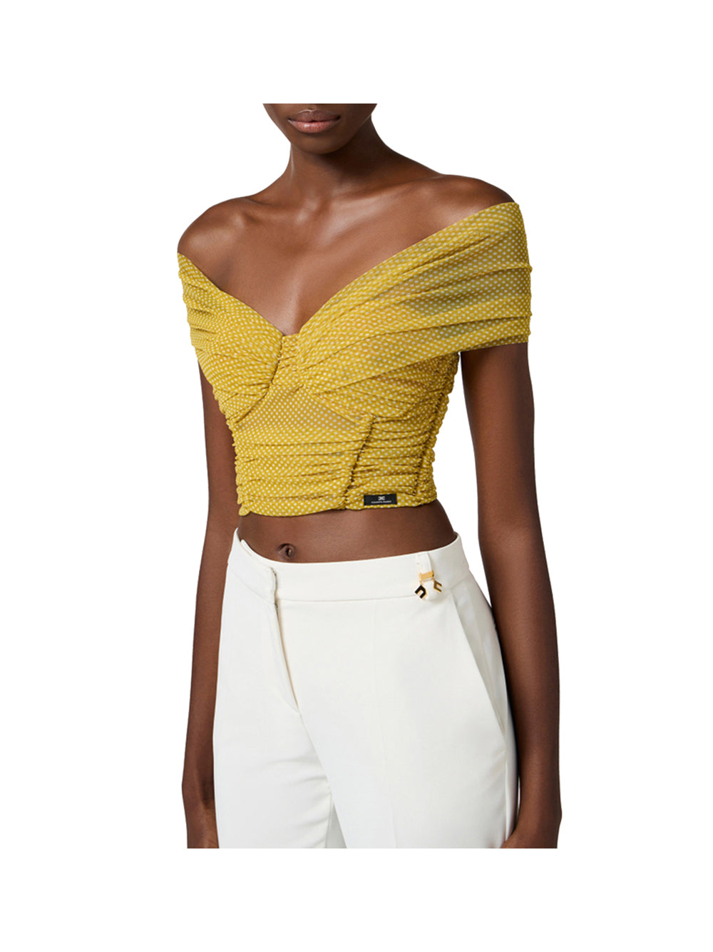 ELISABETTA FRANCHI 2USCITA Elisabetta Franchi Top Donna Burro - Avorio BURRO