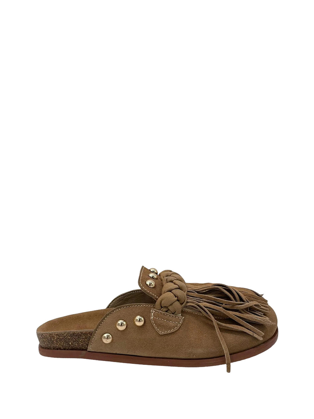 EMANUELLE VEE 2USCITA Emanuelle Vee Sandalo Basso Donna Taupe - Grigio TAUPE