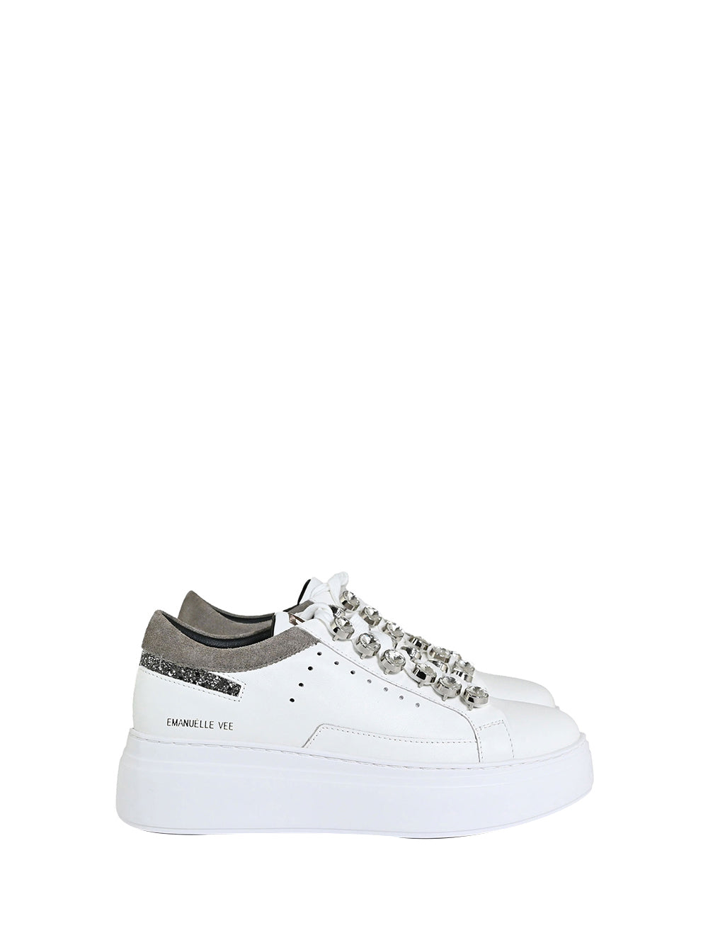 EMANUELLE VEE Emanuelle Vee Sneakers Donna Bianco/grigio - Bianco BIANCO/GRIGIO