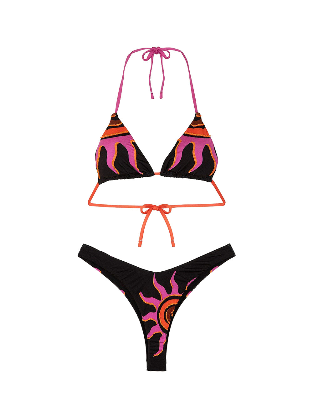 F**K VETRINA F**k Bikini Completo Triangolo - Multicolore FANTASIA