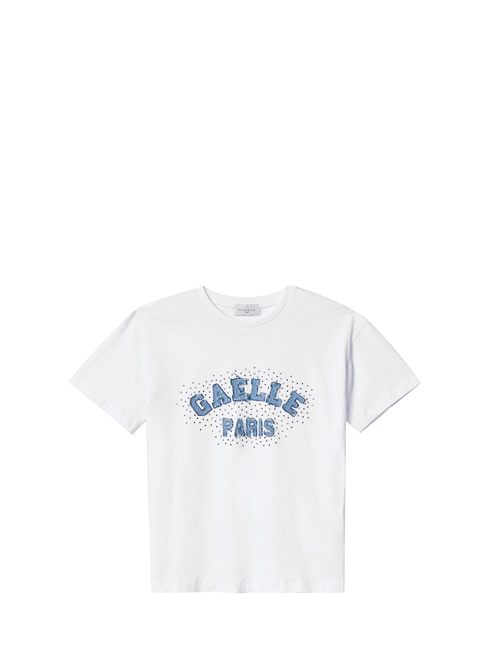 GAELLE PARIS Gaelle Paris T-Shirt Donna Bianco Bianco