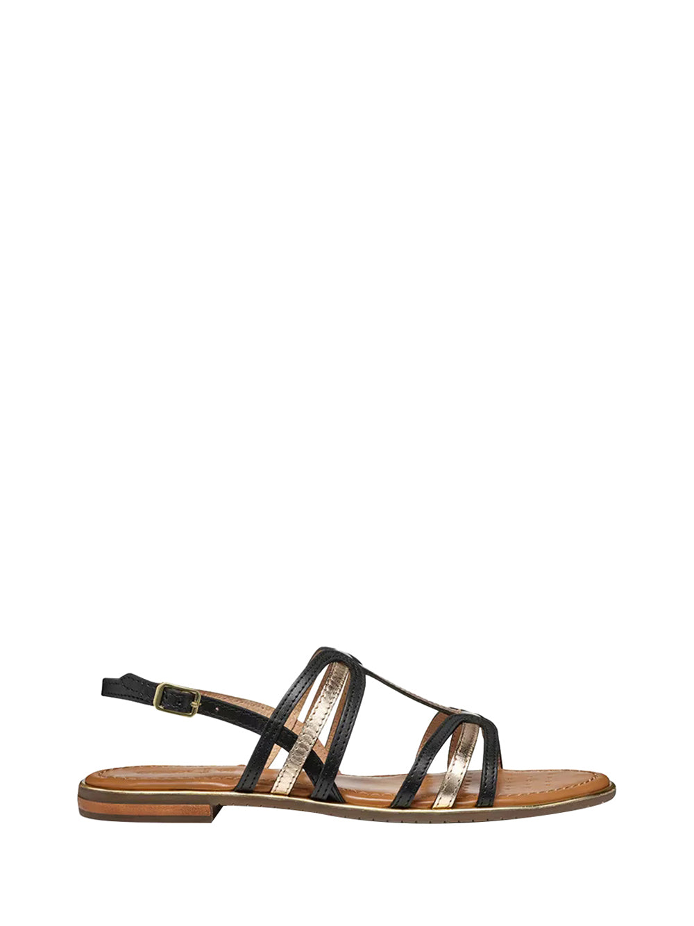 GEOX Geox Sandalo Basso D Sozy Plus - Nero/Oro Nero/oro