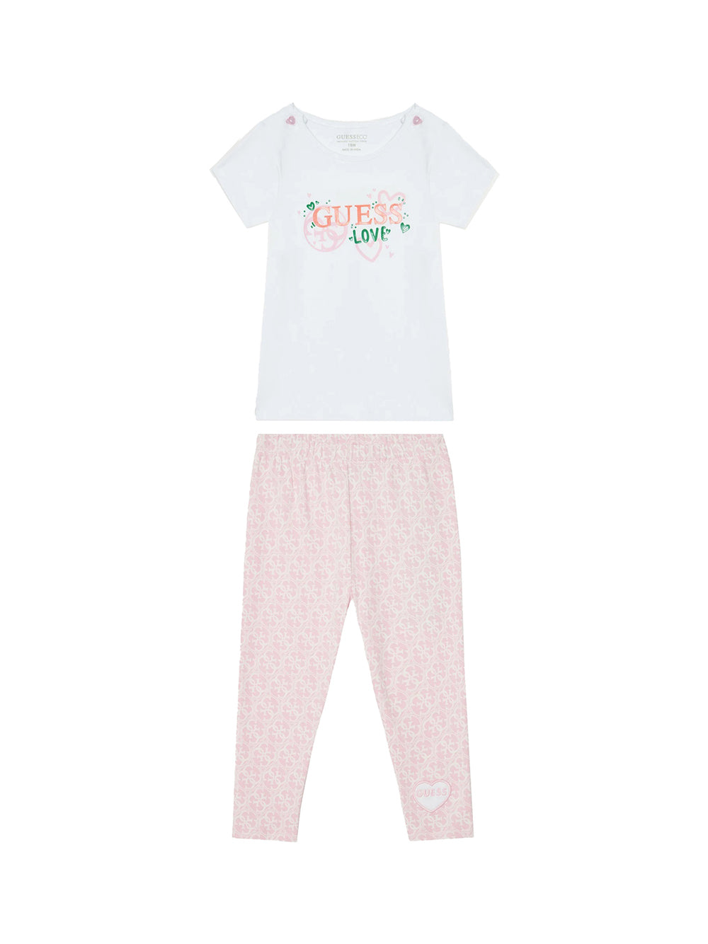 GUESS 1 USCITA Guess Coordinato Bambina White - Bianco WHITE