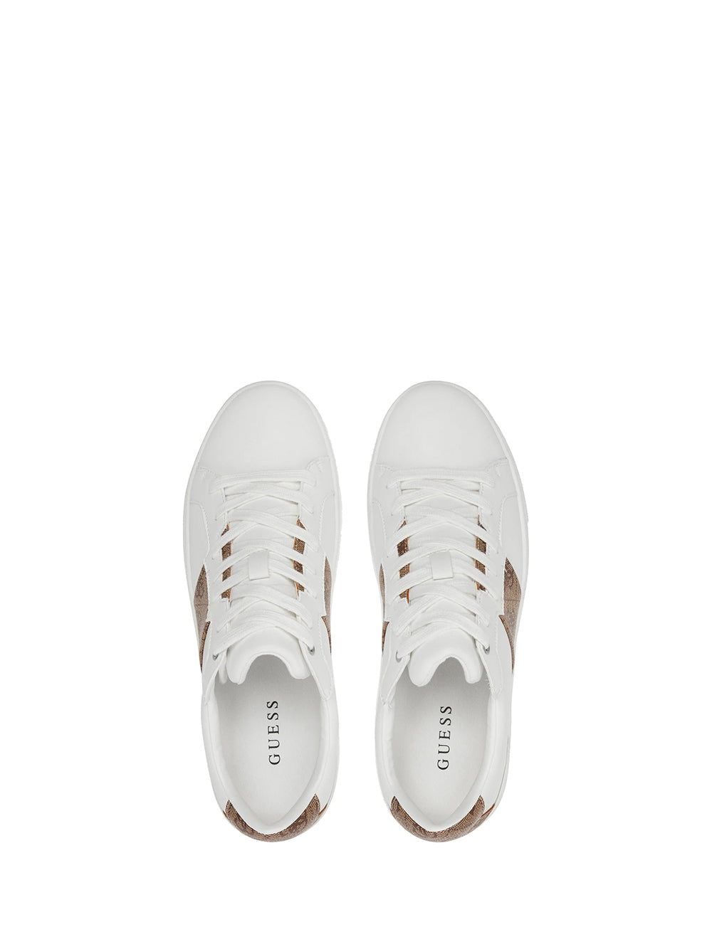 GUESS 1 USCITA Guess Sneakers Uomo White/beige - Bianco White/Beige