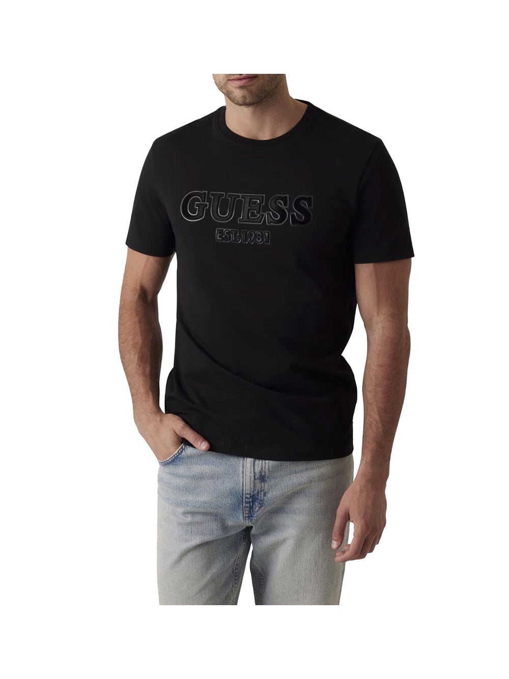 GUESS 1 USCITA Guess T-Shirt Uomo Black - Nero BLACK