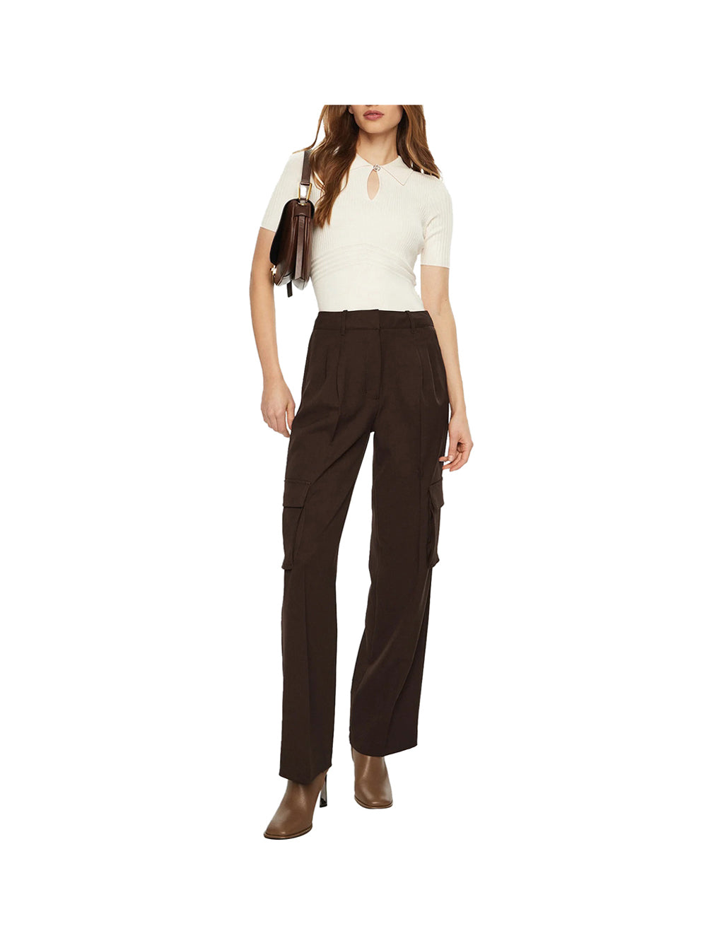 GUESS 1 USCITA Guess Pantalone Donna Brown - Marrone BROWN