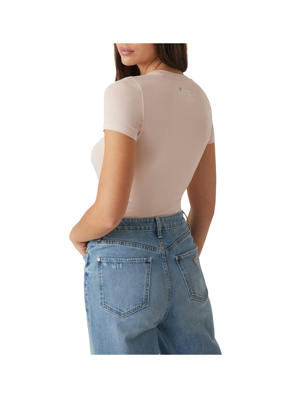 GUESS 1 USCITA Guess T-Shirt Donna Rose - Rosa ROSE