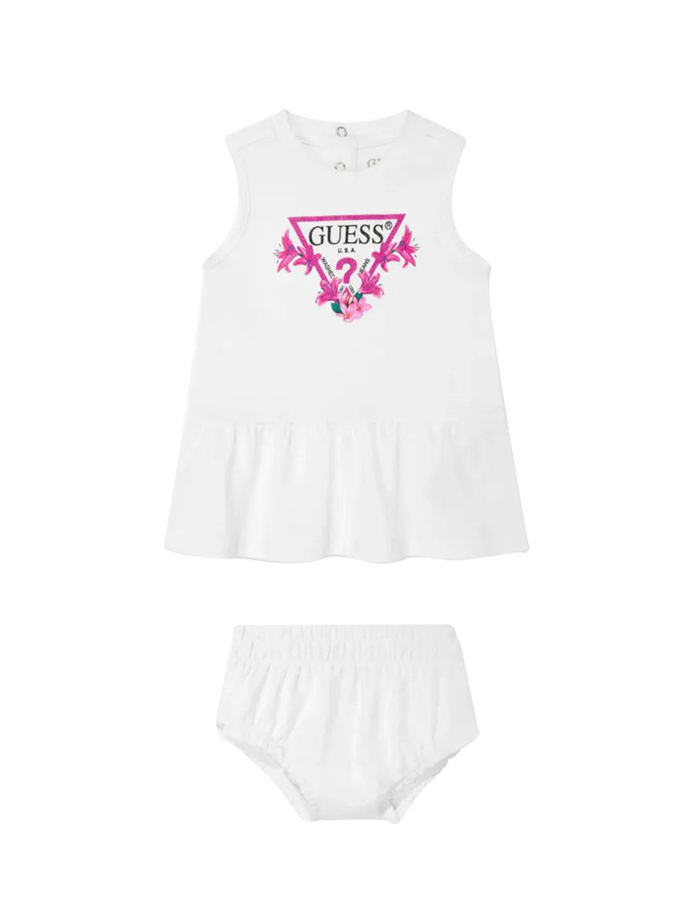 GUESS 2 USCITA Guess Abito Bambina White - Bianco WHITE