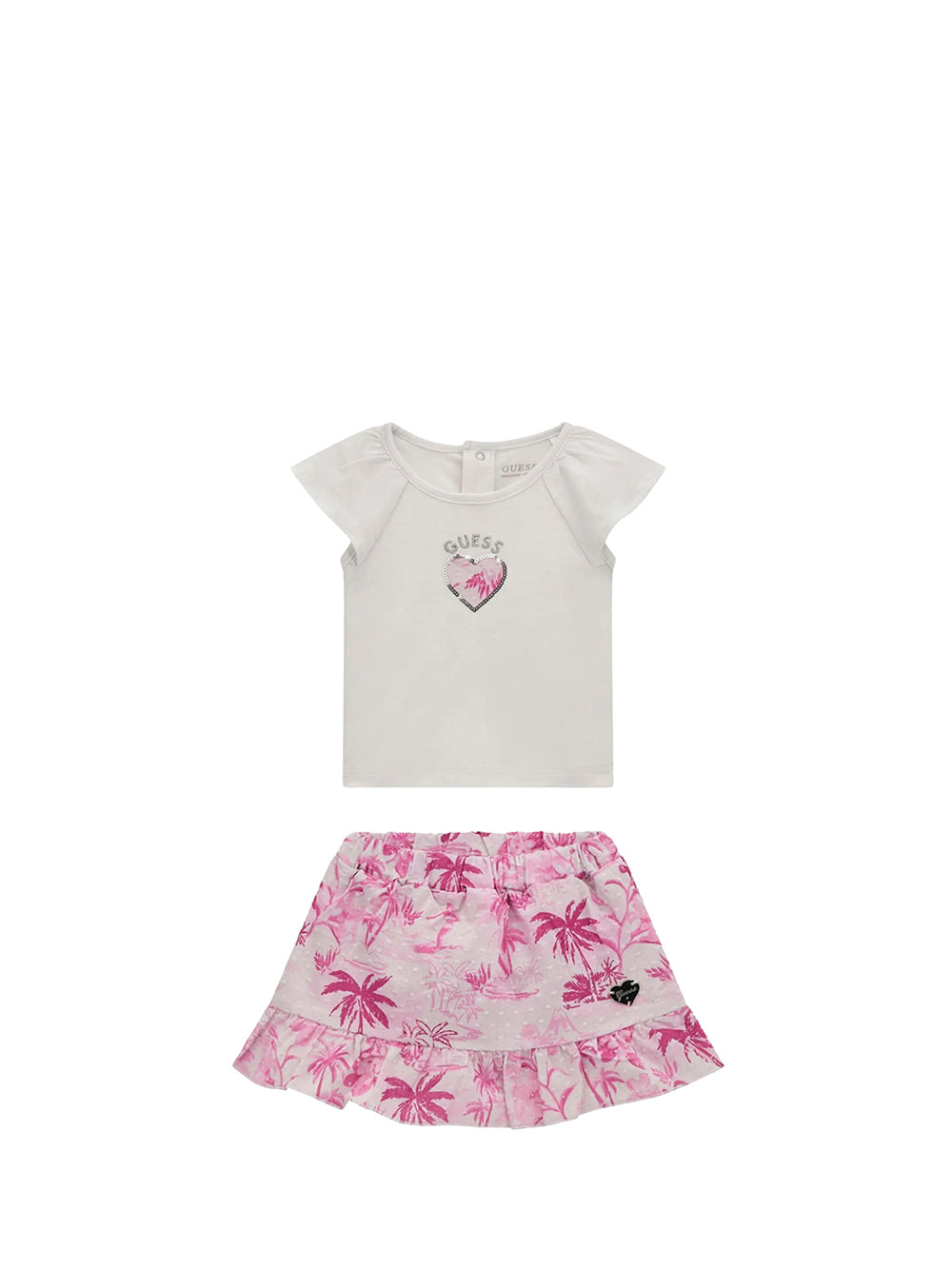 GUESS 2 USCITA Guess Coordinato Bambina White - Bianco WHITE