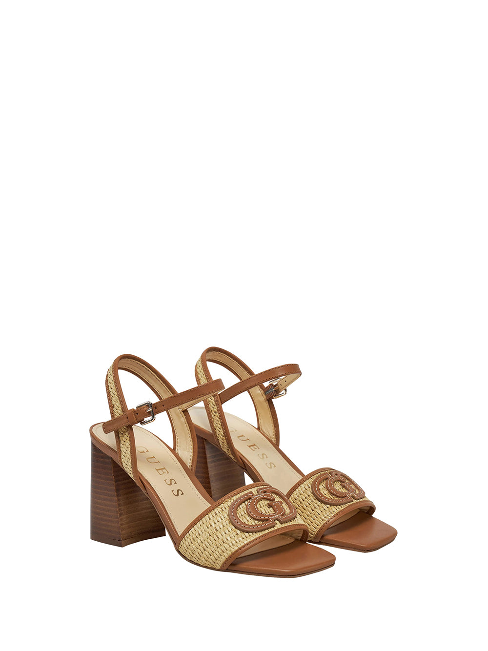 GUESS 2 USCITA Guess Sandalo con Tacco Donna Beige Beige