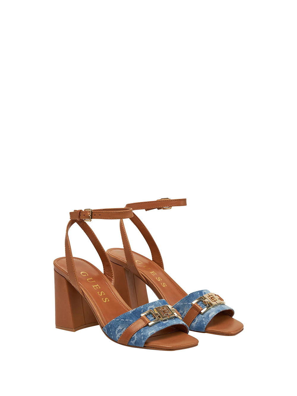 GUESS 2 USCITA Guess Sandalo con Tacco Donna Blue - Blu BLUE