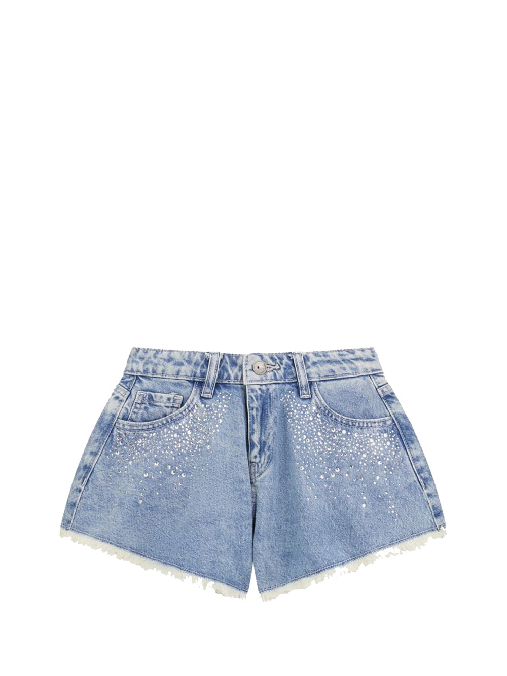 GUESS 2 USCITA Guess Short Bambina Denim - Blu DENIM